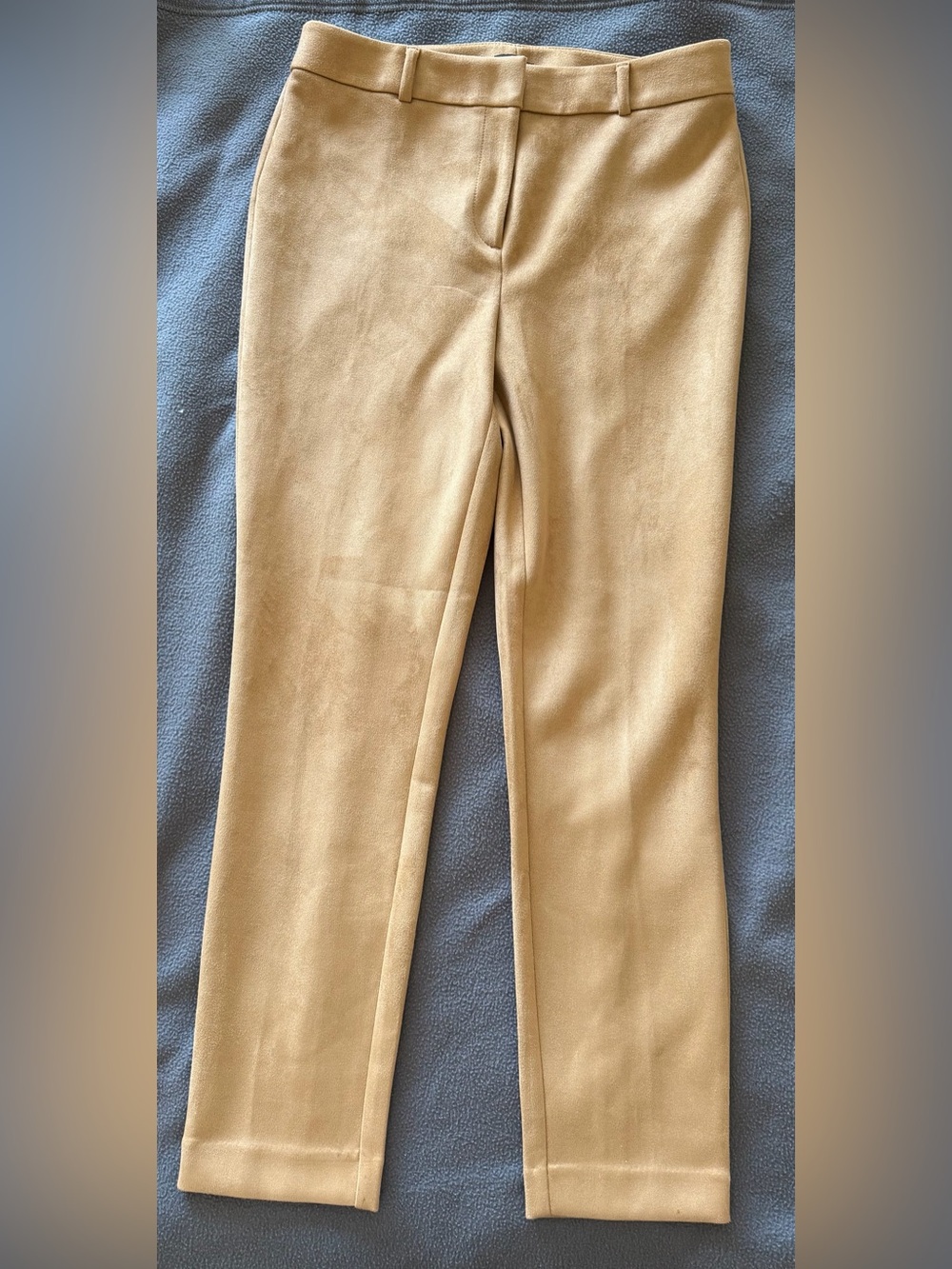 LOFT Signature Curvy Riviera Slim Pants-Faux Suede